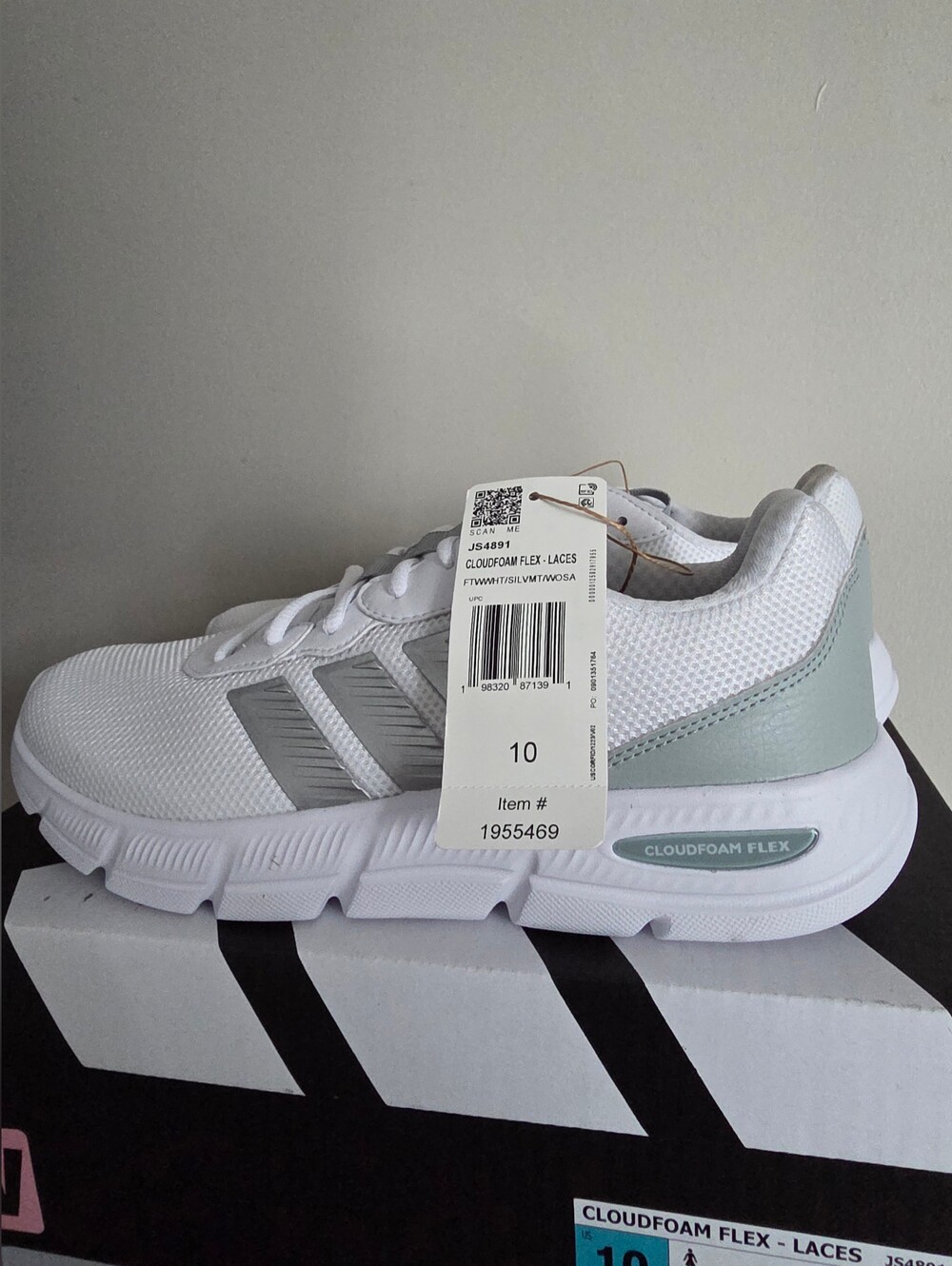 Adidas Cloudfoam Flex Laces Women’s Size 10